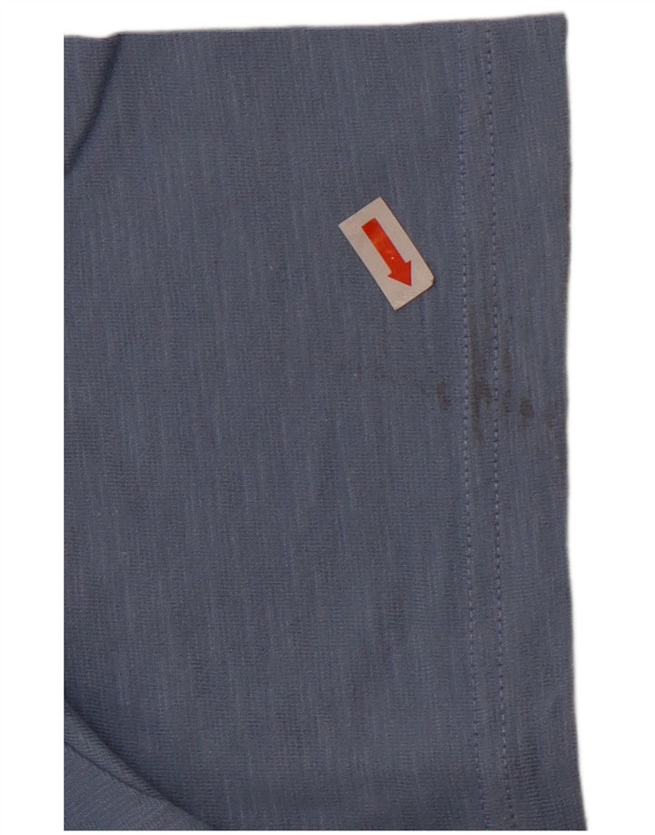 FAT FACE Mens Graphic T-Shirt Top XL Blue Flecked Cotton