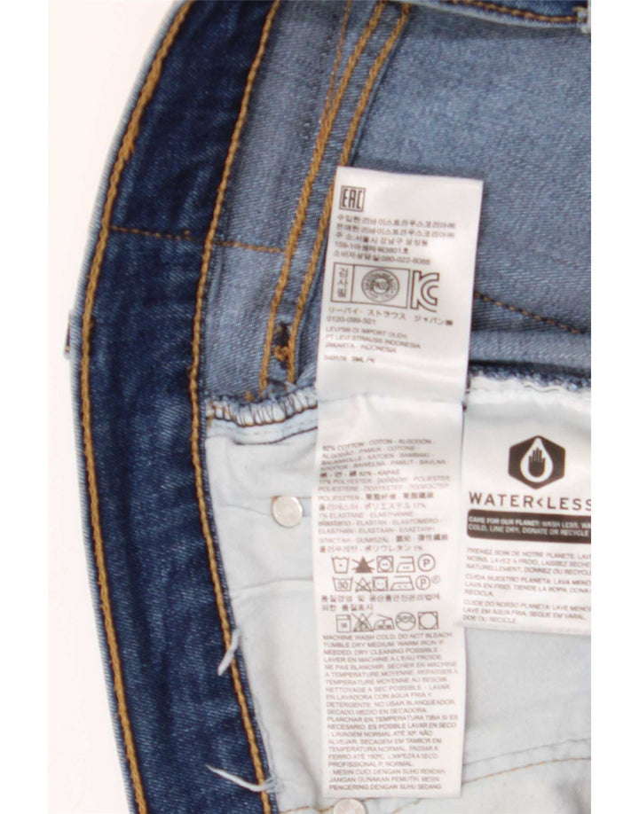 Levi's Mens 511 Slim Jeans W34 L32 Blue Cotton
