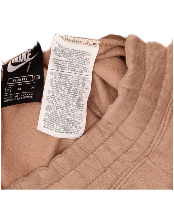 Nike Womens Slim Fit Tracksuit Trousers UK 14 Medium  Pink Cotton