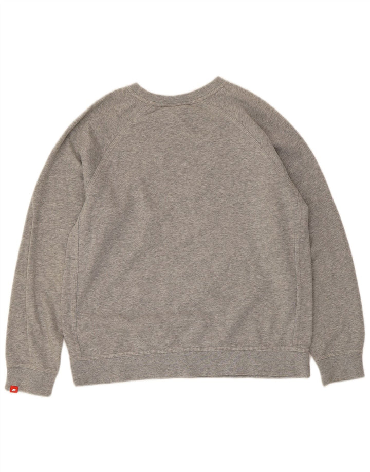 Nike Boys Sweatshirt Jumper 13-14 Years XL Grey Cotton