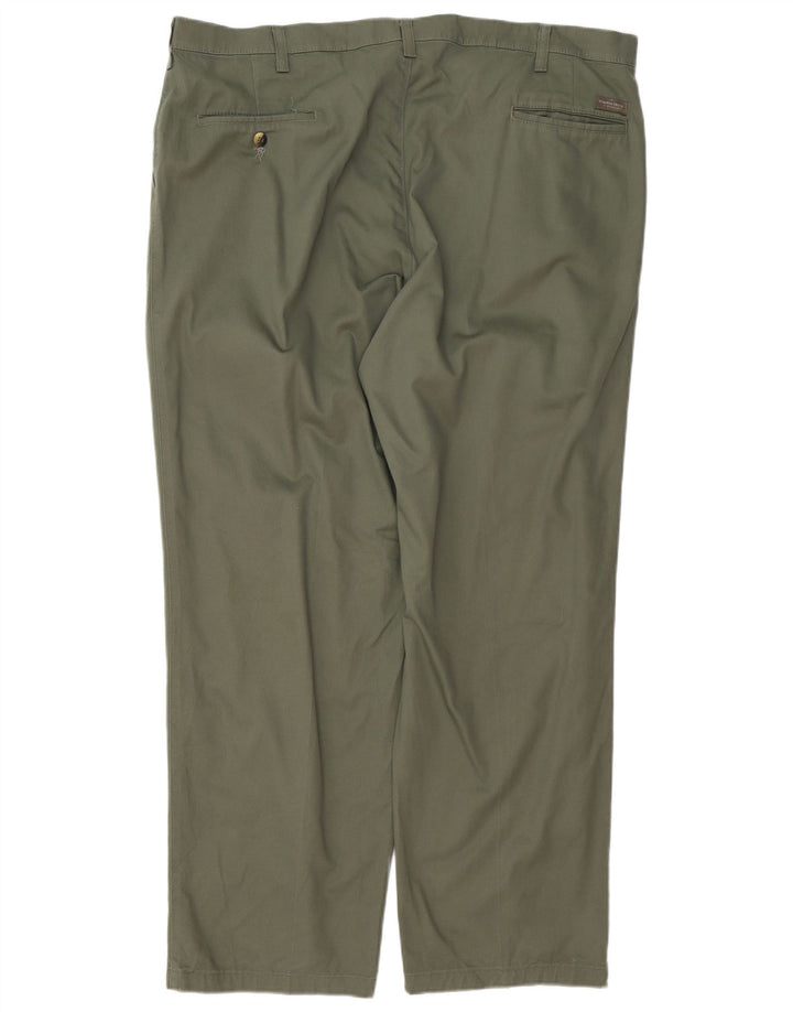 WRANGLER Mens Timber Creek Pegged Chino Trousers W42 L30 Khaki Cotton
