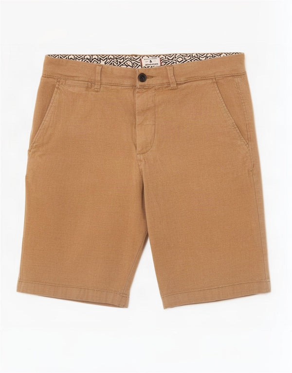 Jack & Jones Mens Chino Shorts Large W36 Beige Cotton