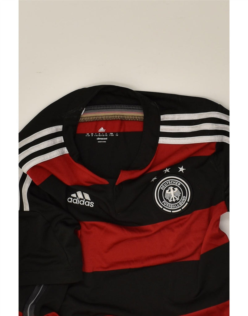 ADIDAS Boys Deutscher Fussball Bund Graphic T-Shirt Top 11-12 Years Red | Vintage Adidas | Thrift | Second-Hand Adidas | Used Clothing | Messina Hembry 