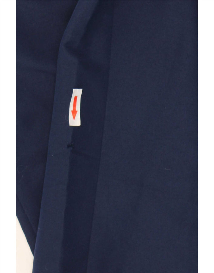 Adidas Mens Graphic Tracksuit Trousers Large Navy Blue Polyester