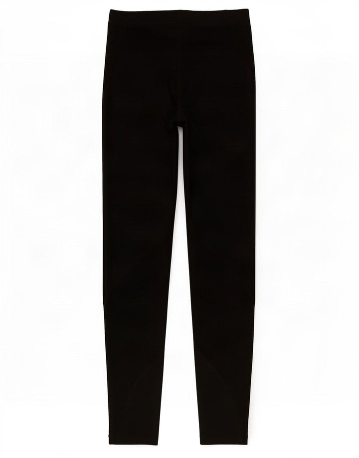 Nike Womens Graphic Leggings UK 8 Small Black Polyester