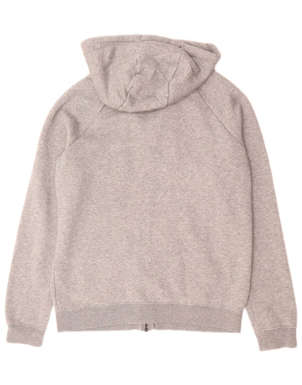Nike Mens Zip Hoodie Sweater Small Grey Flecked Cotton