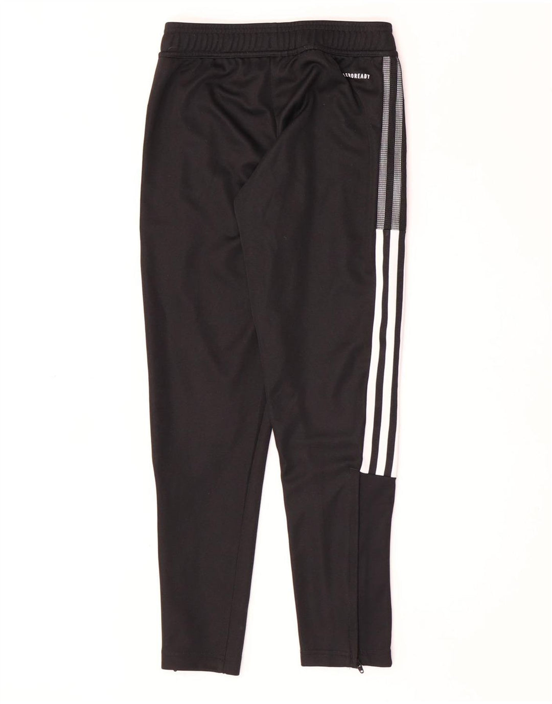 Adidas Boys Aeroready Tracksuit Trousers 9-10 Years Black Polyester