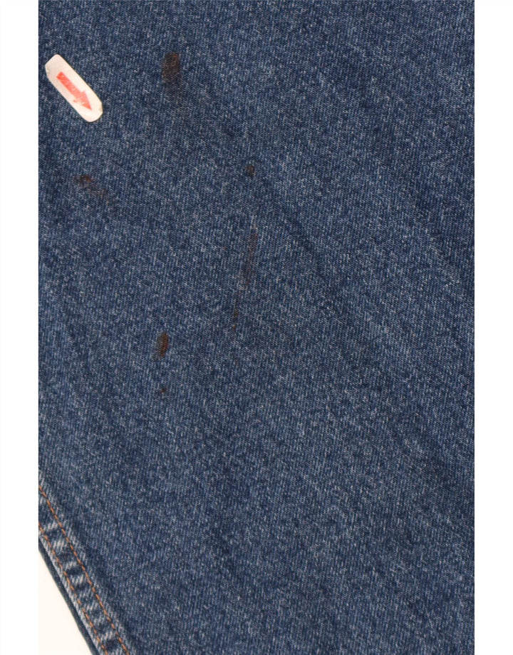 Wrangler Mens Straight Jeans W38 L30 Blue Cotton