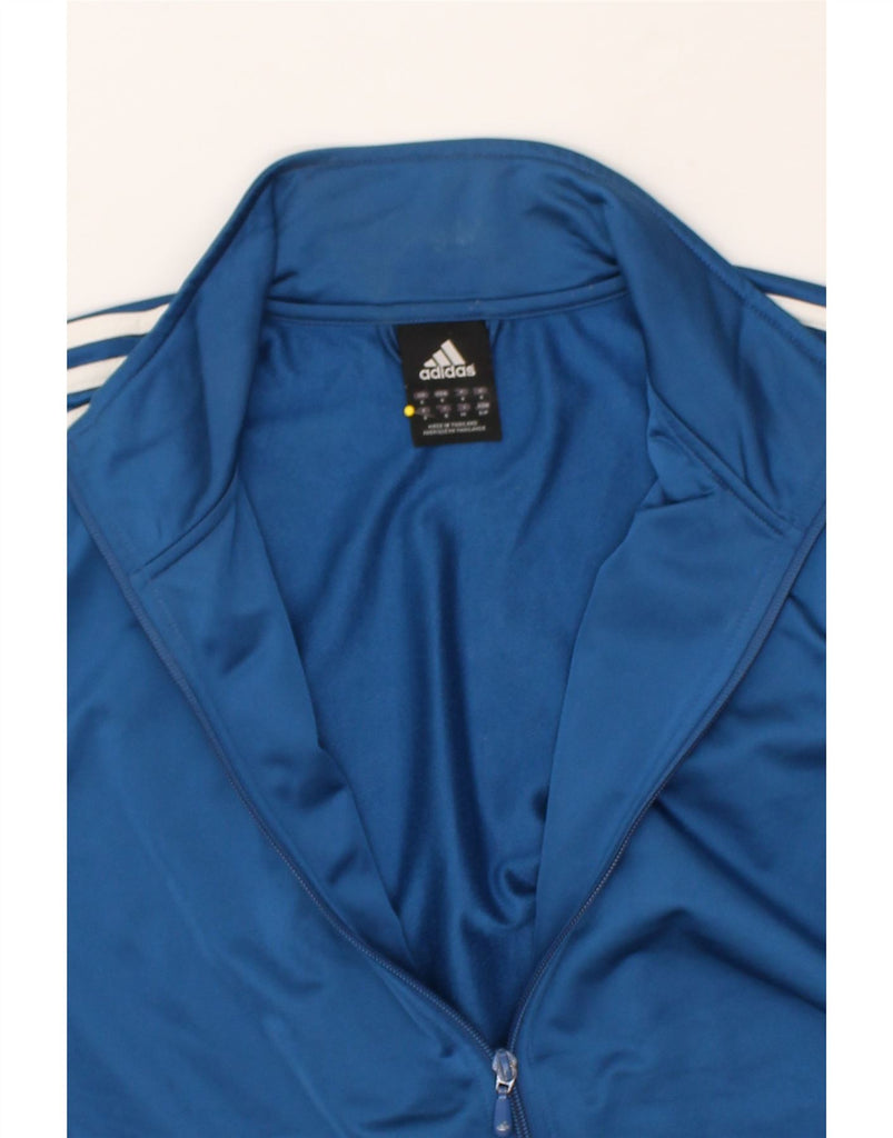 ADIDAS Mens Tracksuit Top Jacket Small Blue Polyester | Vintage Adidas | Thrift | Second-Hand Adidas | Used Clothing | Messina Hembry 