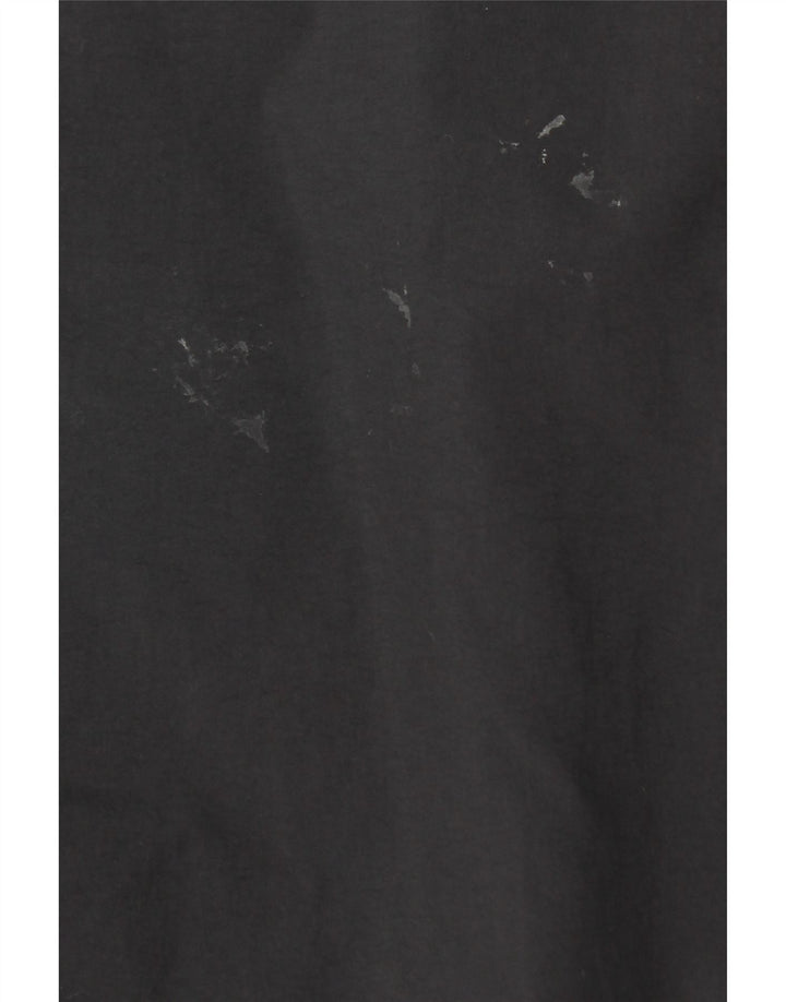 PUMA Mens Graphic Rain Jacket UK 40 Large Black Polyamide