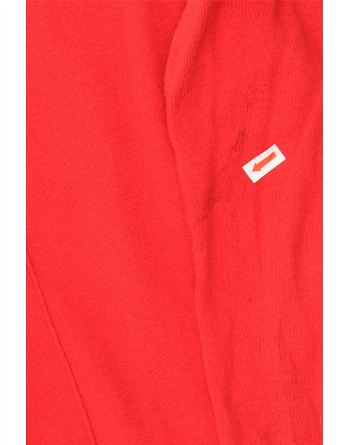 WHITE STUFF Womens Boat Neck Jumper Sweater UK 12 Medium  Red Cotton Vintage White Stuff and Second-Hand White Stuff from Messina Hembry 