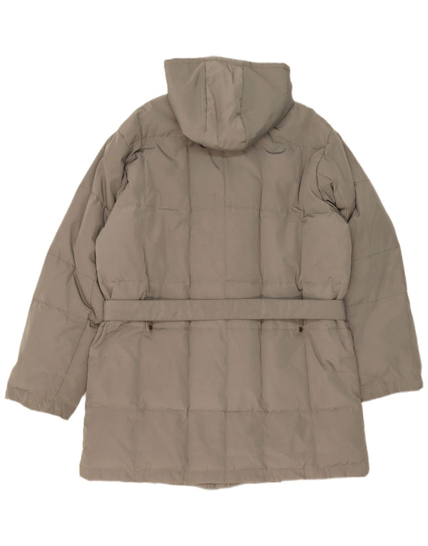 Piero Guidi Mens Padded Coat UK 44 2XL Grey Polyester