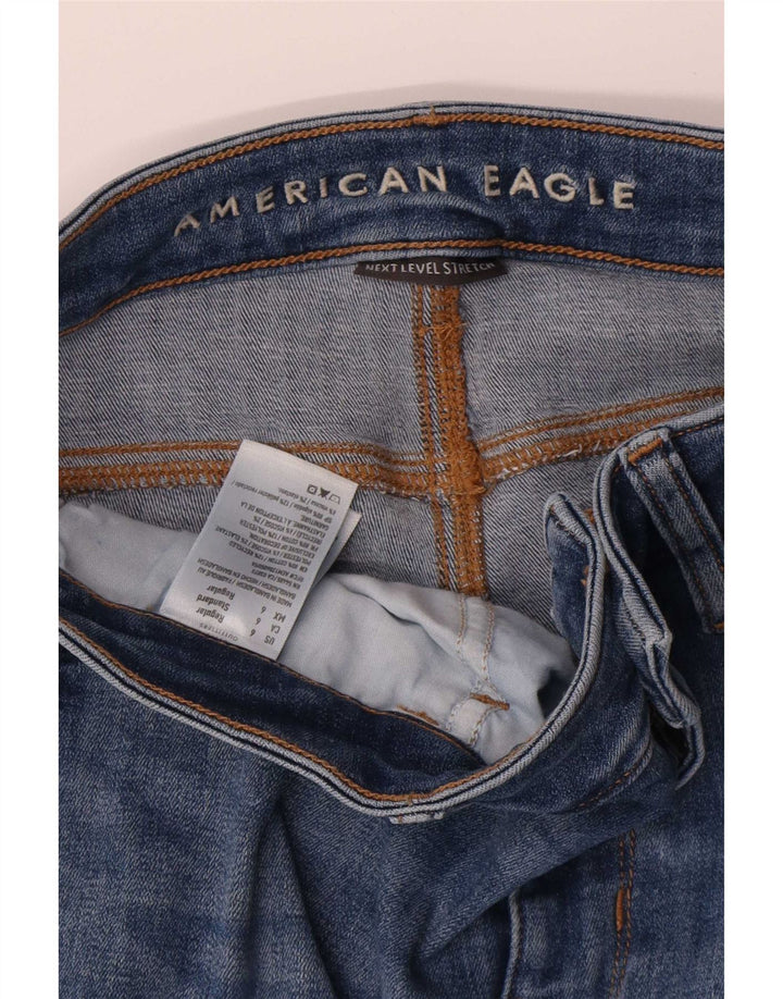 American Eagle Womens Skinny Jeans US 6 Medium W30 L28 Blue Cotton