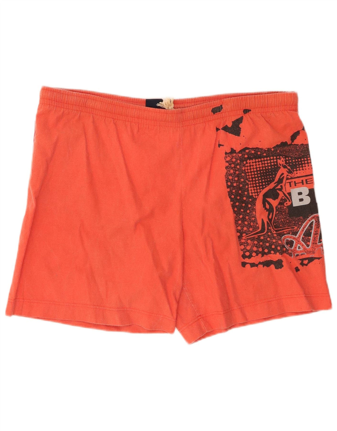AUSTRALIAN L'ALPINA Mens Graphic Swimming Shorts IT 50 Medium  Orange