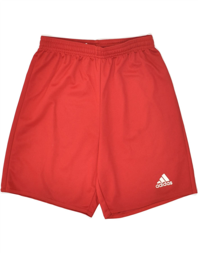 ADIDAS Boys Sport Shorts 11-12 Years Red Polyester | Vintage Adidas | Thrift | Second-Hand Adidas | Used Clothing | Messina Hembry 