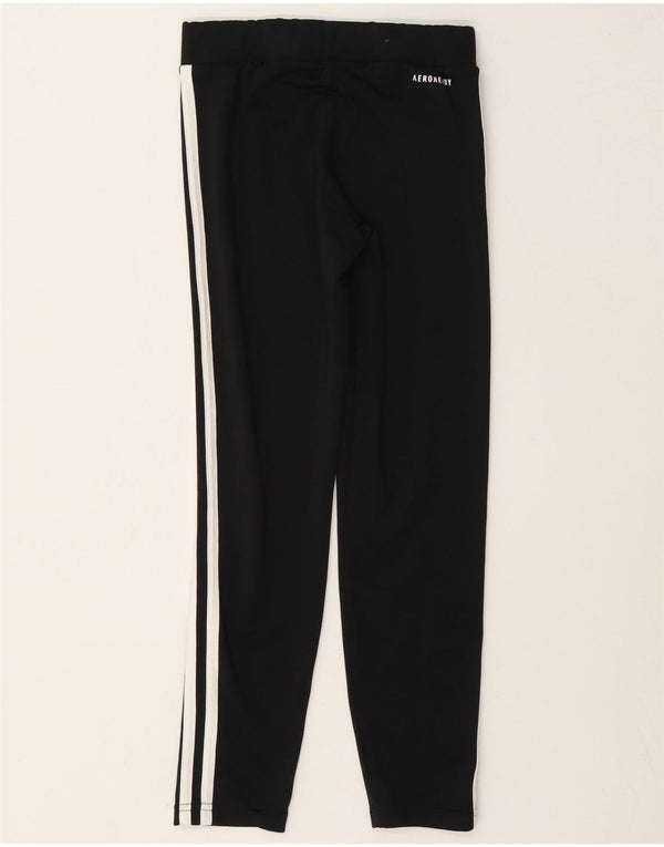 Adidas Girls Aeroready Leggings 9-10 Years Black Polyester