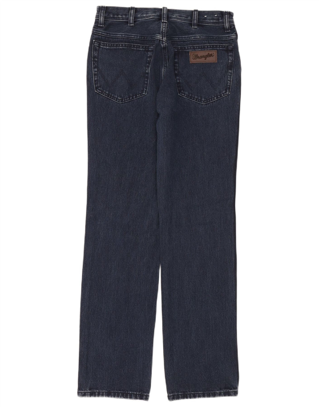 Wrangler Mens Texas Straight Jeans W29 L32 Navy Blue Cotton