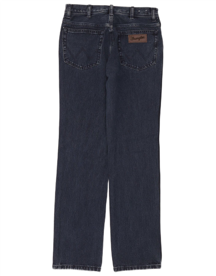 Wrangler Mens Texas Straight Jeans W29 L32 Navy Blue Cotton
