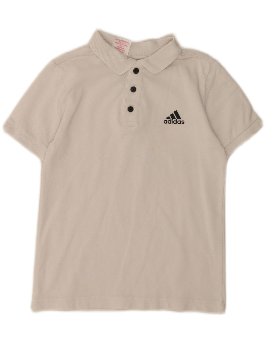 Adidas Boys Polo Shirt 9-10 Years White