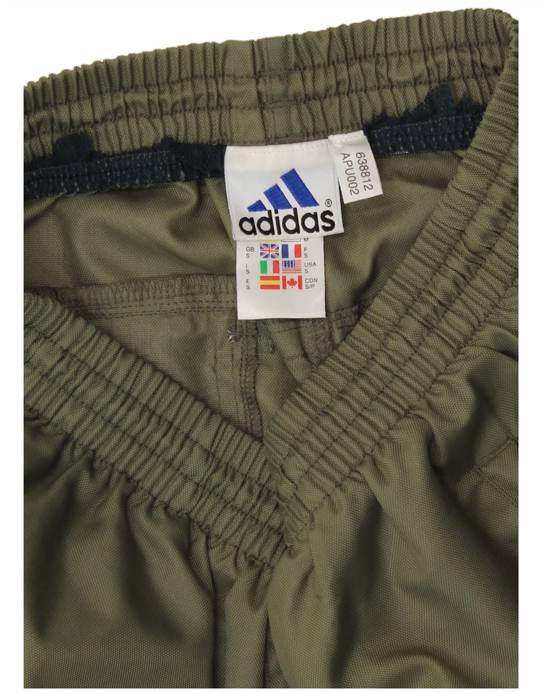 ADIDAS Mens Sport Shorts Small  Khaki Polyamide