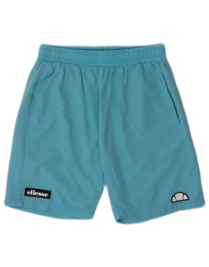 Ellesse Mens Sport Shorts Small Blue Polyester