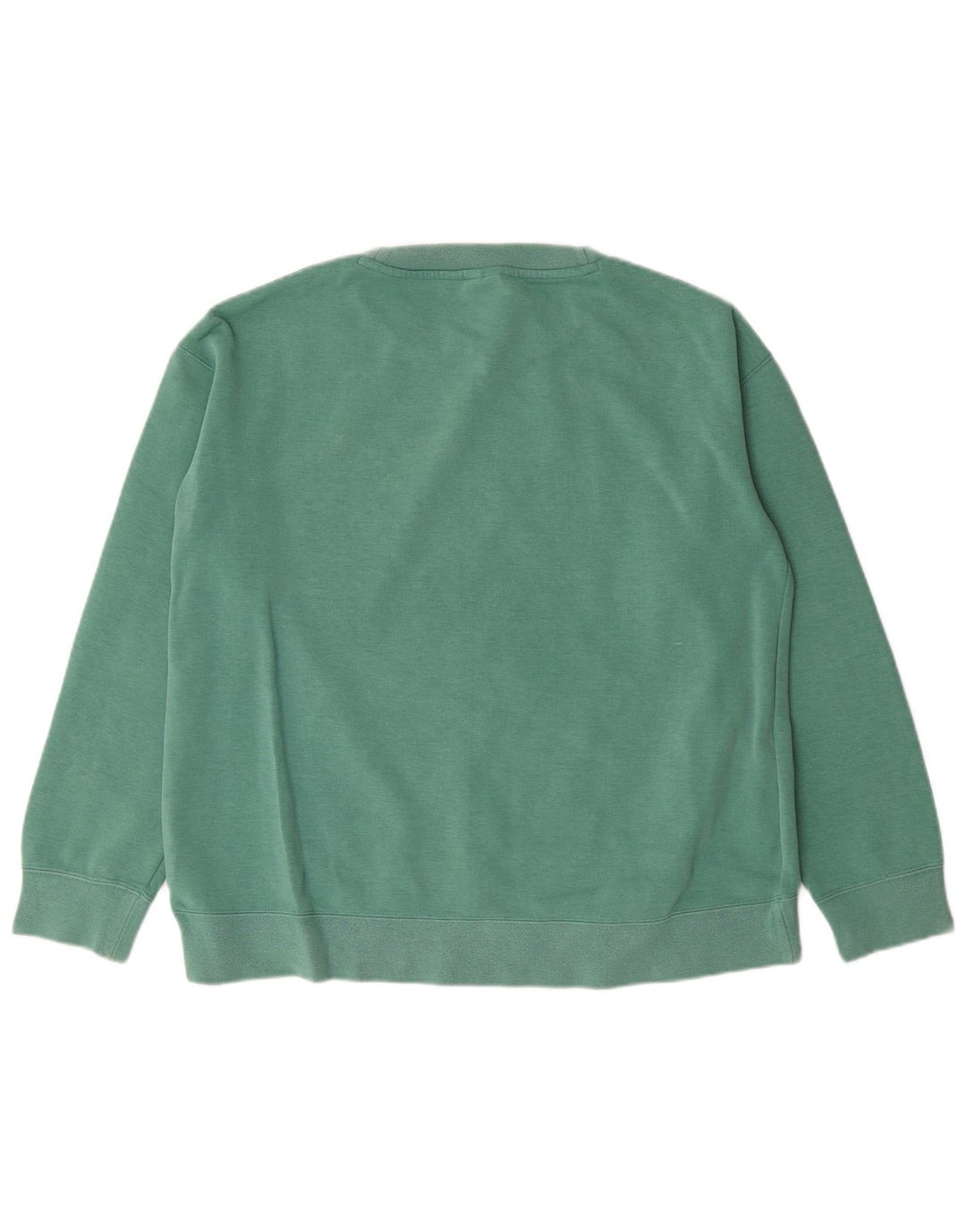 Adidas Womens Sweatshirt Jumper UK 8 Small Green Cotton