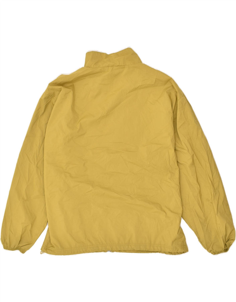 REEBOK Mens Loose Fit Rain Jacket UK 38 Medium Yellow Polyester | Vintage Reebok | Thrift | Second-Hand Reebok | Used Clothing | Messina Hembry 