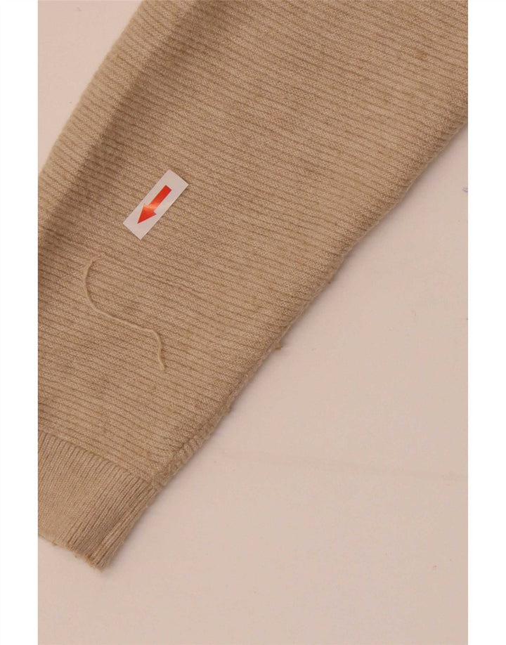 White Stuff Womens Open Cardigan Sweater UK 10 Small Beige