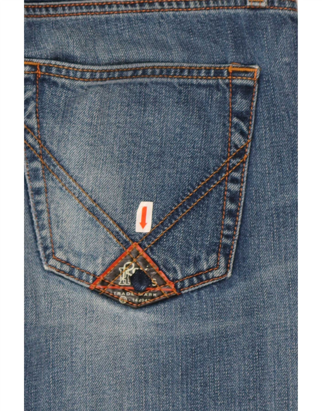 Roy Rogers Mens Slim Jeans IT 47 Medium W33 L33 Blue Cotton