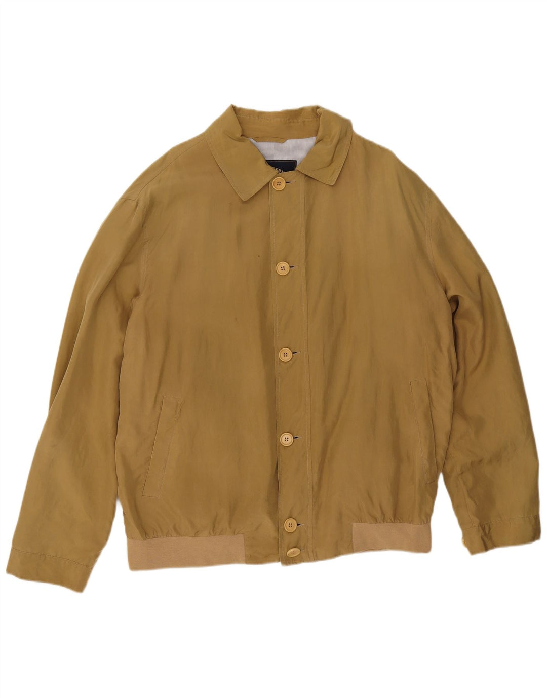 Amerigo Vespucci Mens Bomber Jacket UK 42 XL Khaki