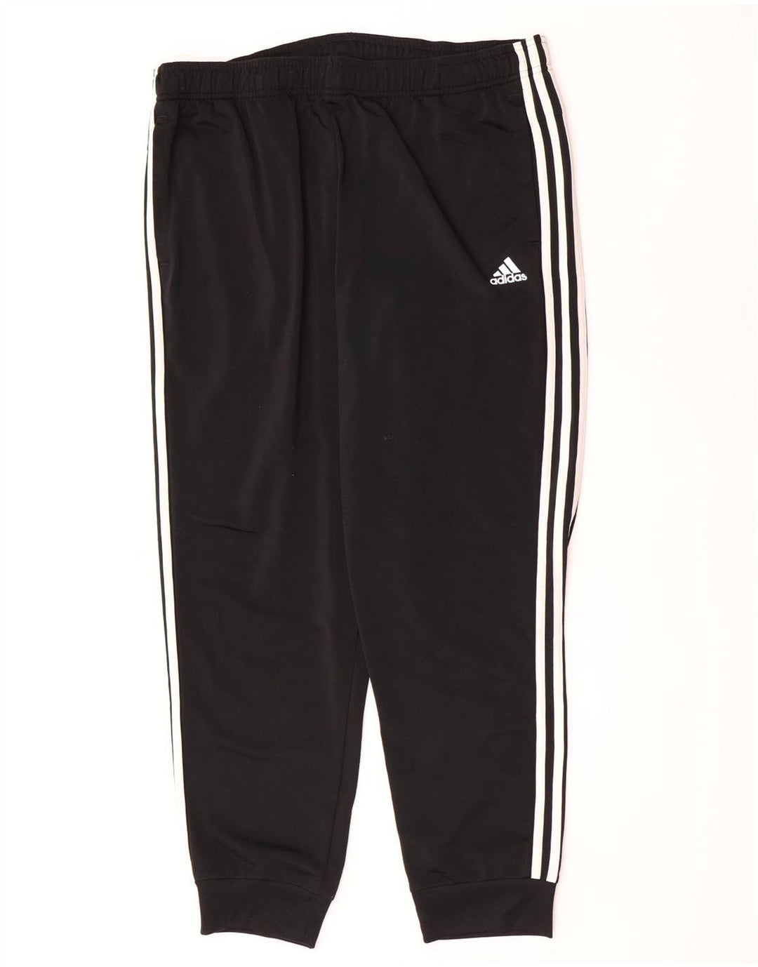 Adidas Mens Tracksuit Trousers Joggers XL Black Polyester