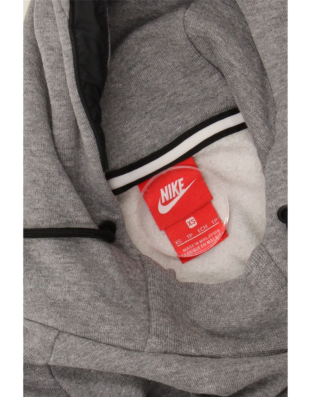 NIKE Mens Hoodie Jumper XS Grey Cotton Vintage Nike and Second-Hand Nike from Messina Hembry 