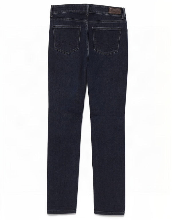 Wrangler Womens Slim Jeans W28 L32 Navy Blue Cotton
