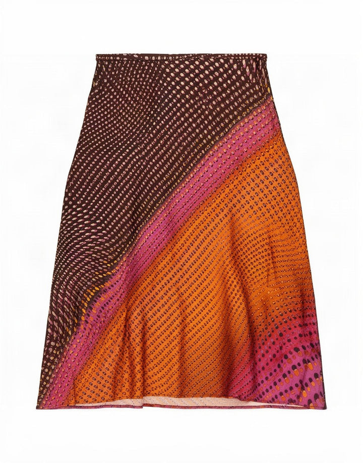 Zara Womens A-Line Skirt Medium W28 Multicoloured Spotted Polyester