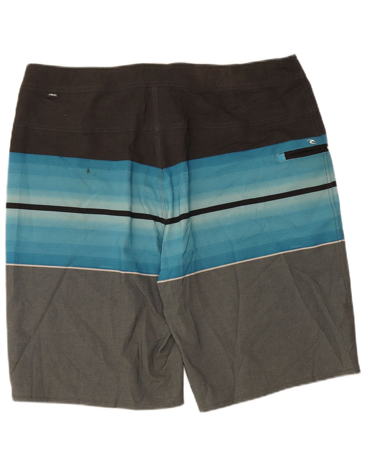 RIP CURL Mens Swimming Shorts Large  Grey Colourblock Polyester