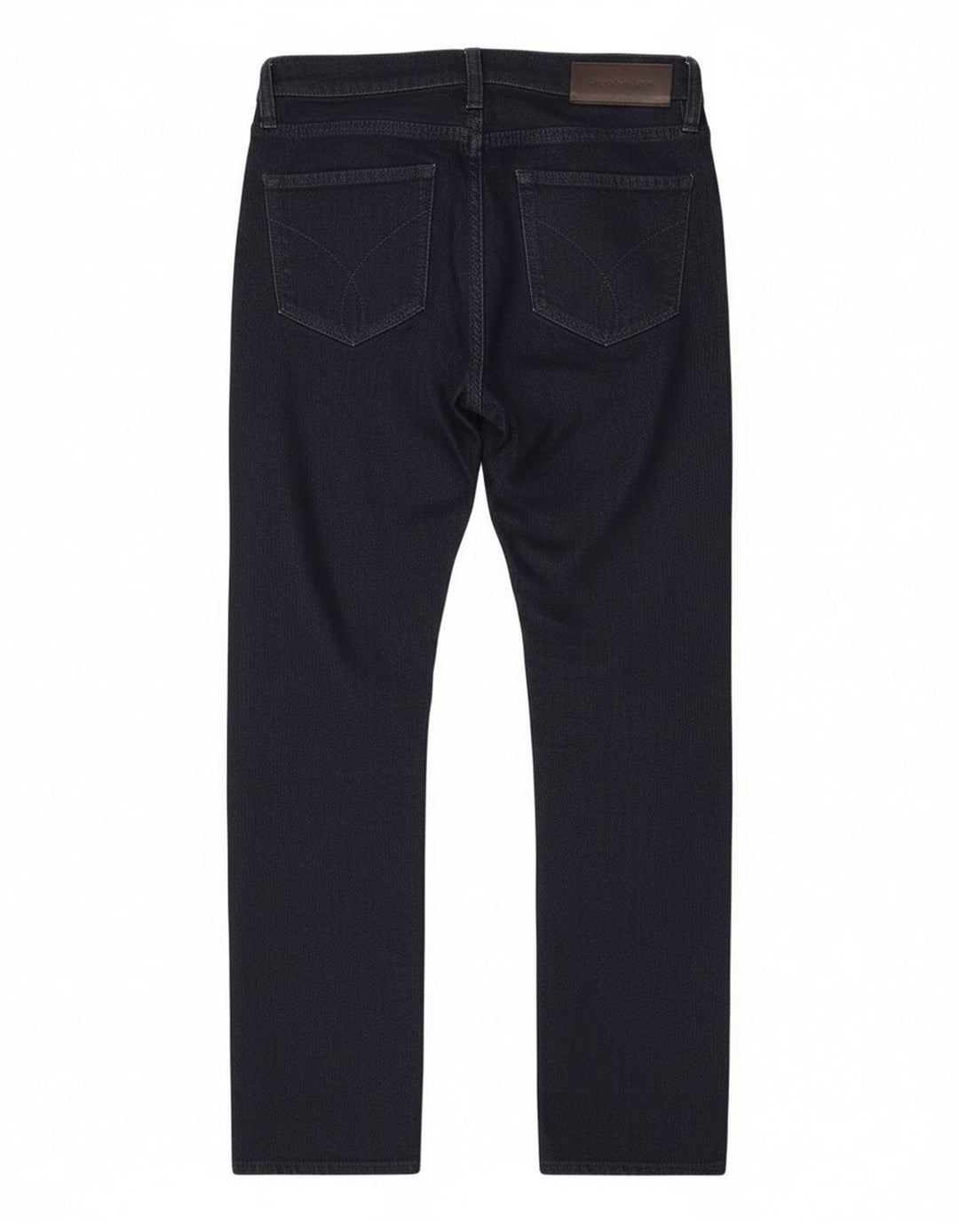 Calvin Klein Womens Straight Jeans W32 L27 Navy Blue Cotton