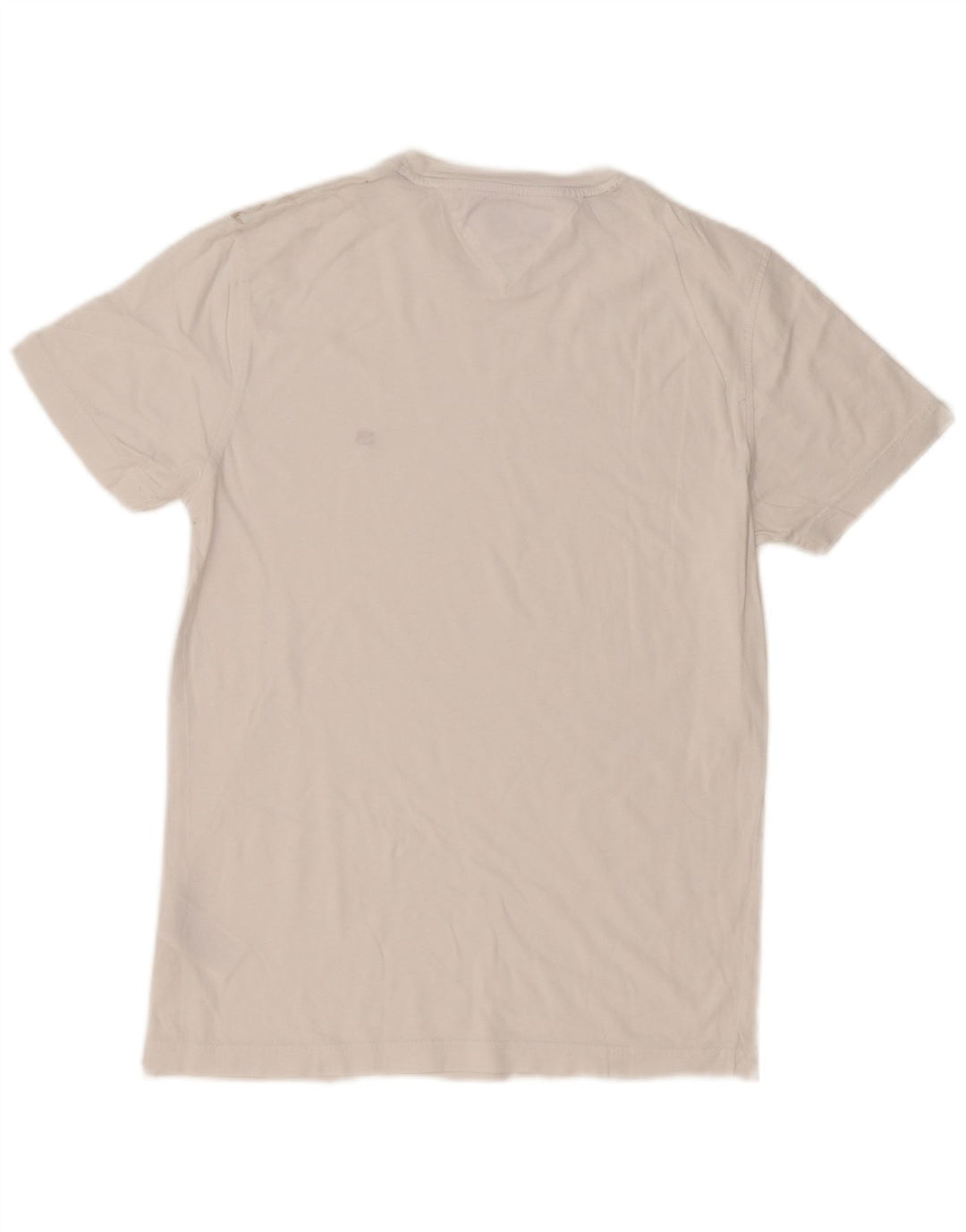 Tommy Hilfiger Mens T-Shirt Top Small White Cotton