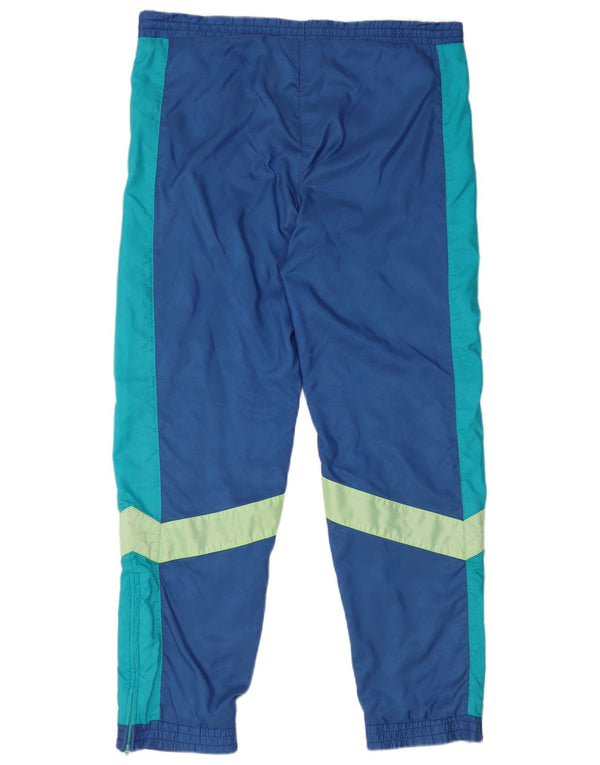 Adidas Mens Tracksuit Trousers Joggers Large Blue Colourblock