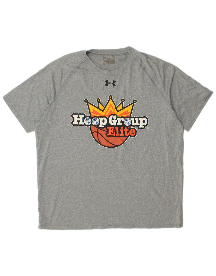Under Armour Mens Graphic T-Shirt Top Large Grey
