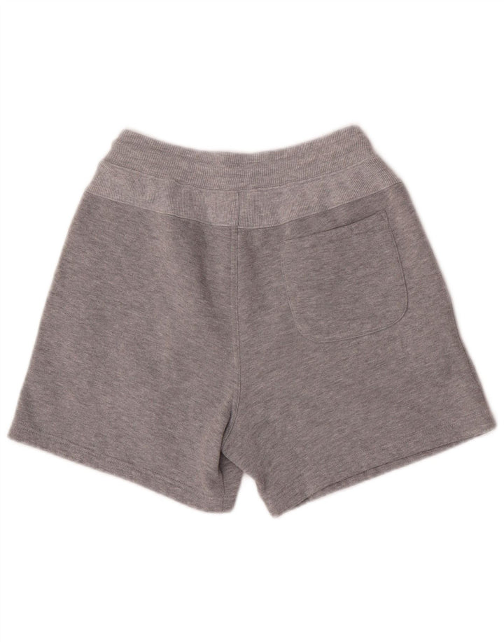 Lotto Womens Graphic Sport Shorts Small Grey Polyester Sports
