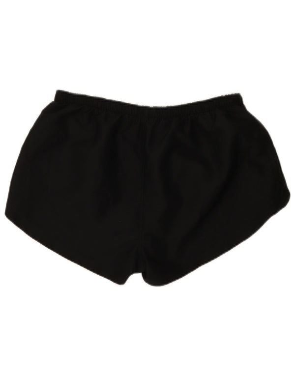 Asics Womens Sport Shorts UK 14 Large Black Polyester