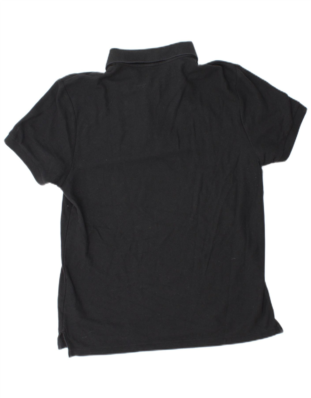 NIKE Mens Polo Shirt Medium Black Cotton
