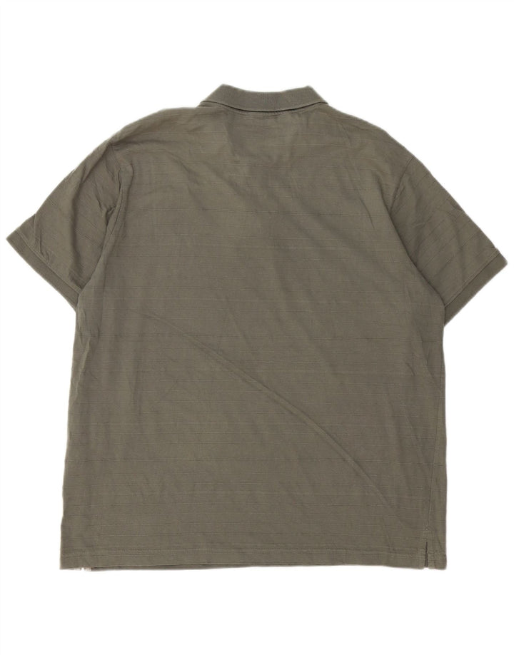 Mountain Warehouse Mens Polo Shirt Large Khaki Cotton