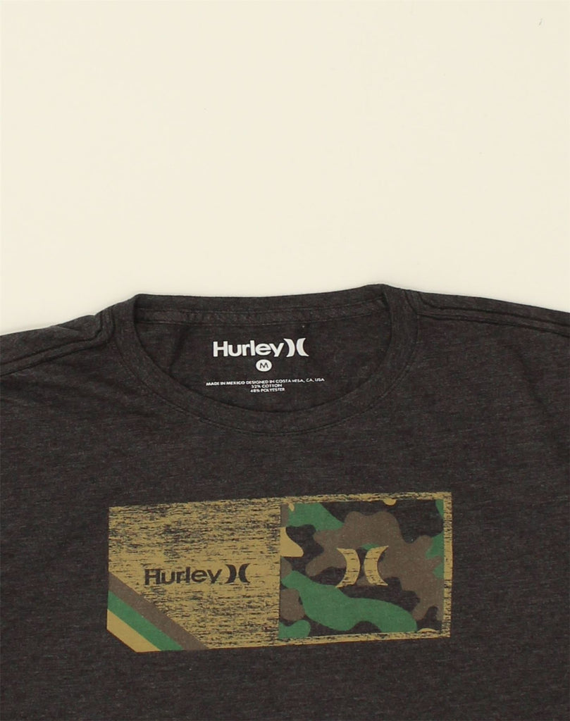 HURLEY Mens Graphic T-Shirt Top Medium Brown Cotton | Vintage Hurley | Thrift | Second-Hand Hurley | Used Clothing | Messina Hembry 