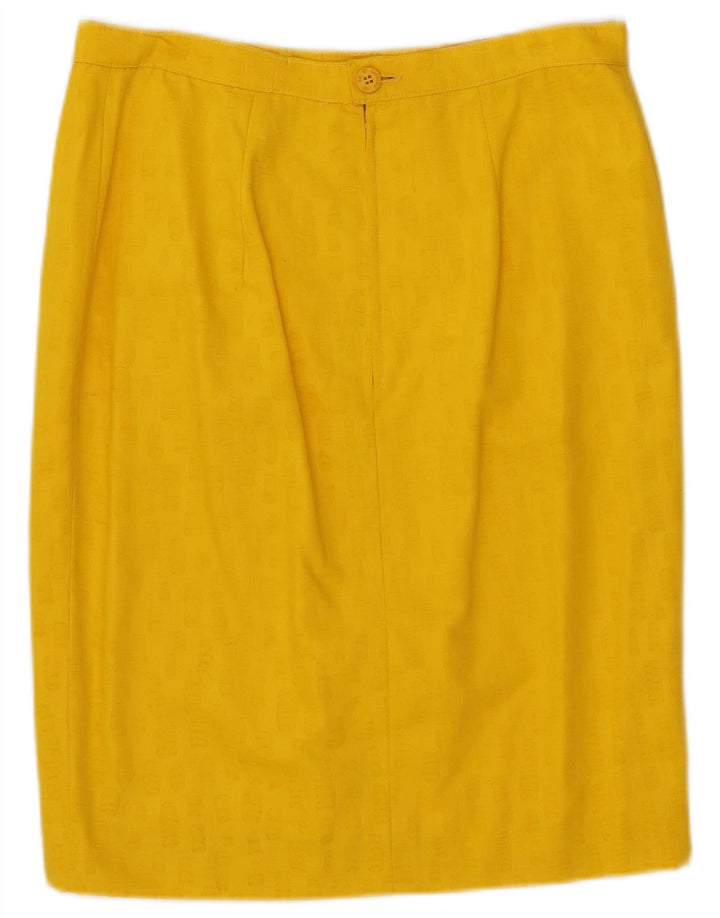 Capucine Womens Pencil Skirt W30 Medium Yellow