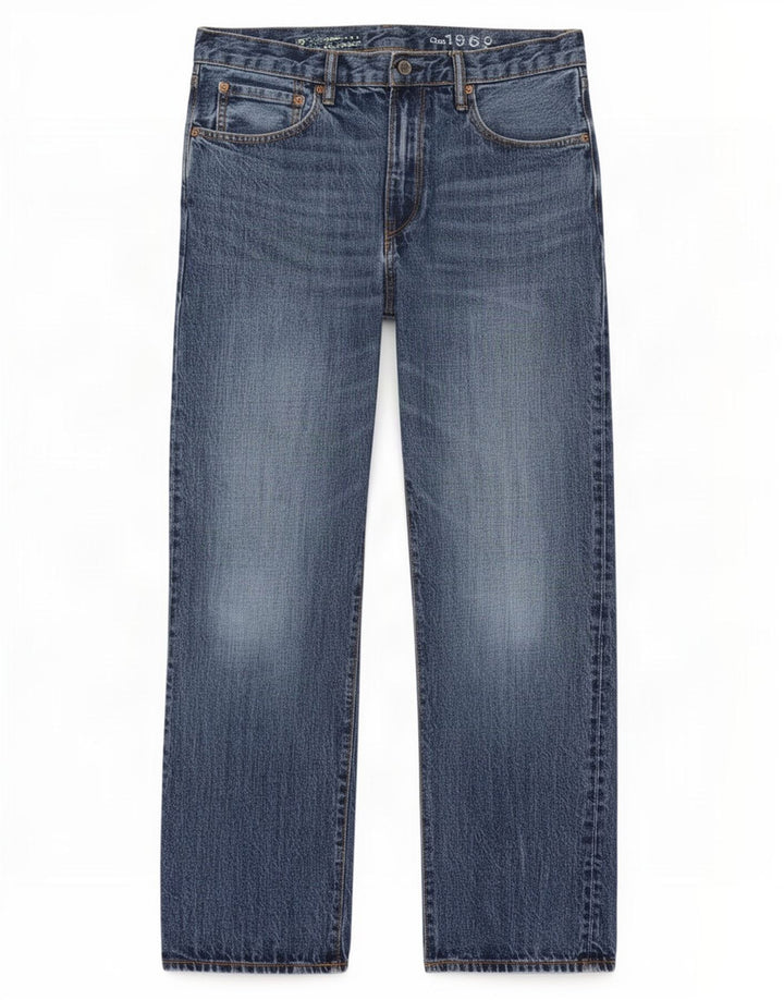Gap Mens Straight Jeans W32 L30 Blue Cotton