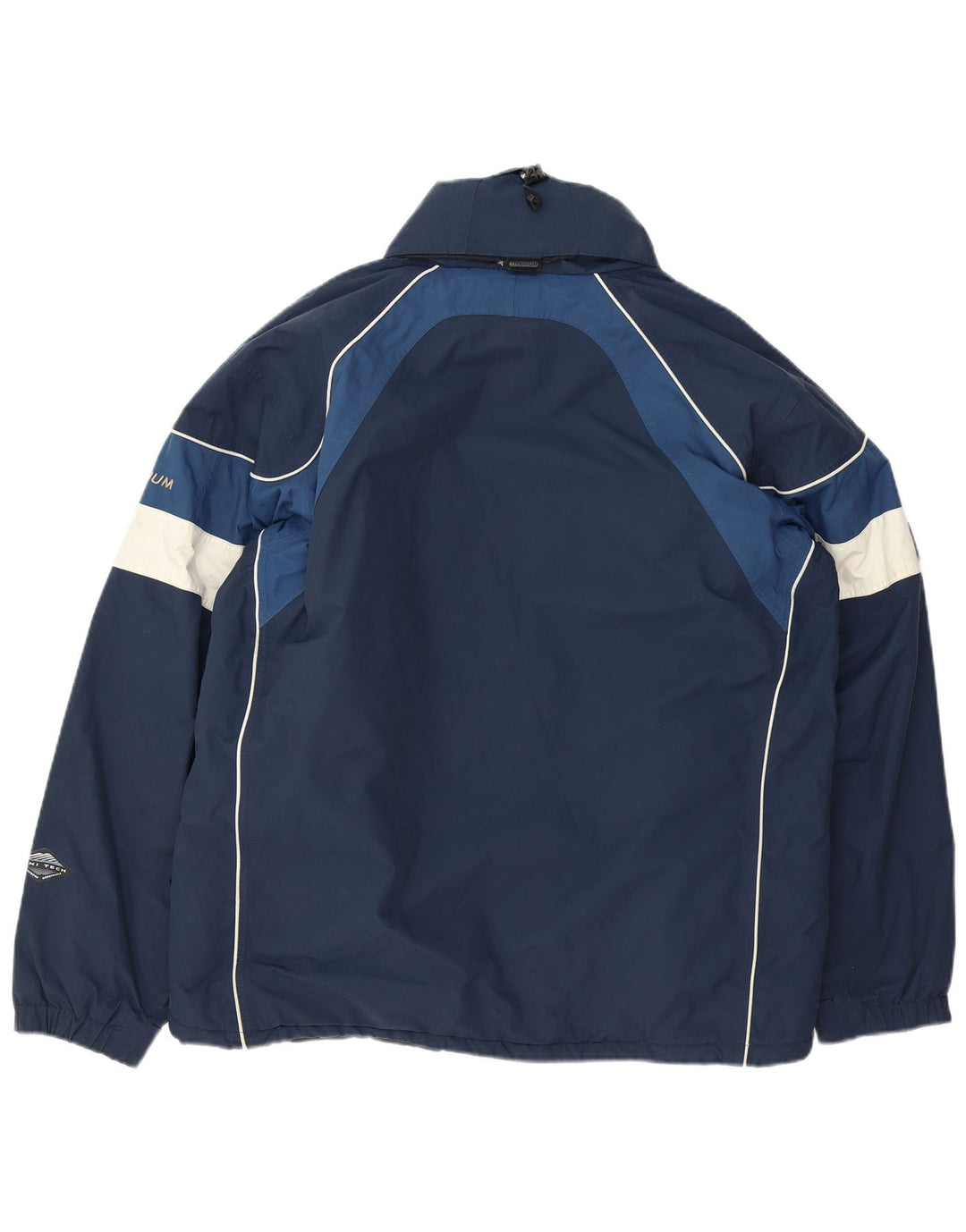 Columbia Mens Titanium Windbreaker Jacket UK 40 Large Navy Blue Colourblock