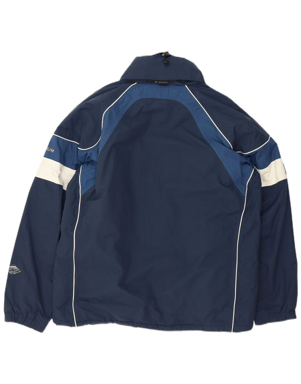 Columbia Mens Titanium Windbreaker Jacket UK 40 Large Navy Blue Colourblock