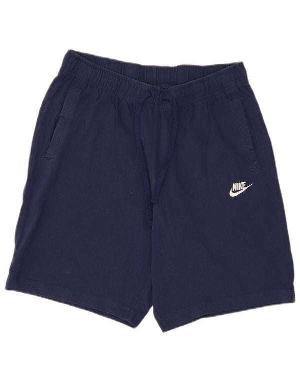Nike Mens Sport Shorts Medium  Navy Blue Cotton