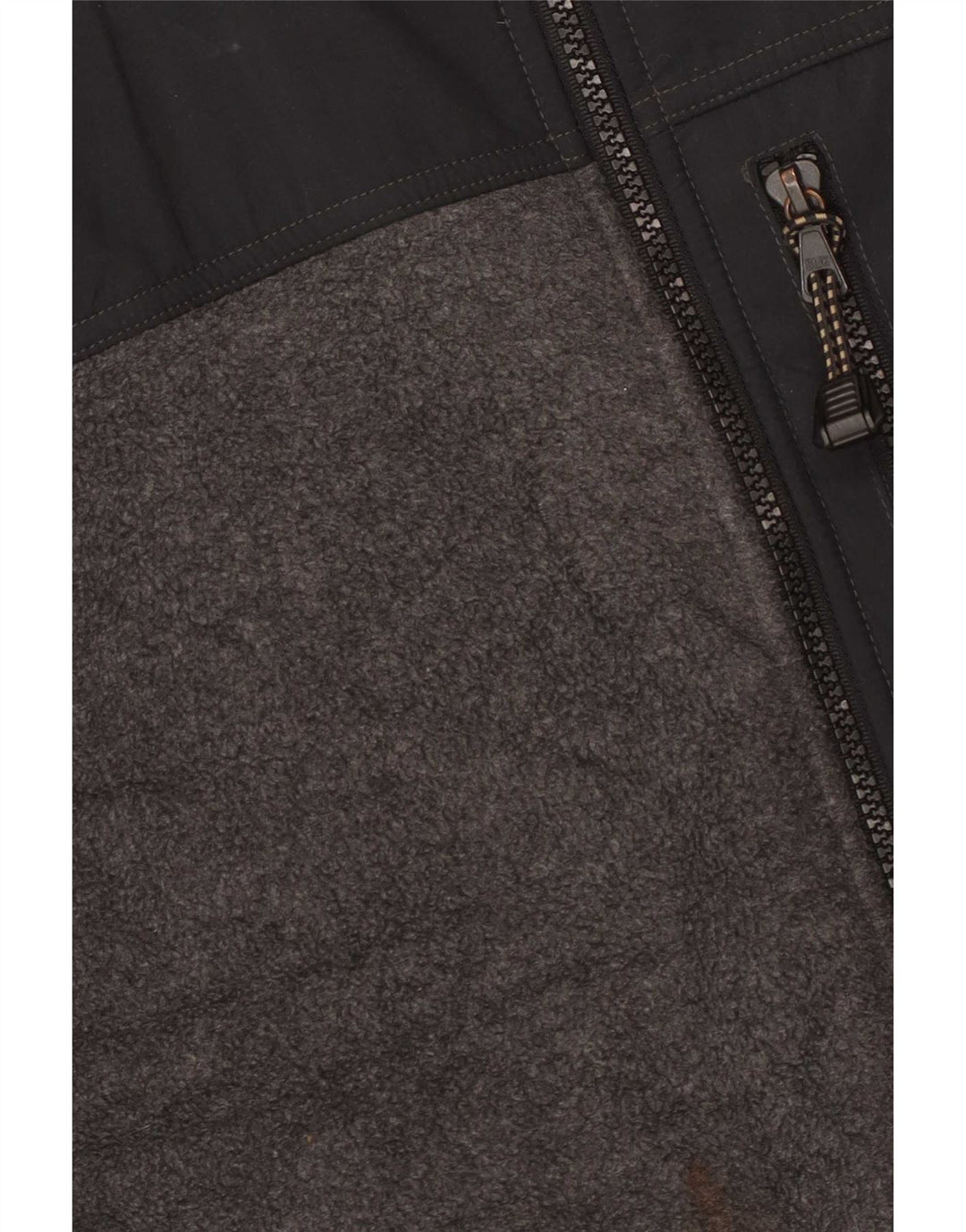 Marks & Spencer Mens St. Michael Fleece Jacket UK 36 Small Grey Colourblock